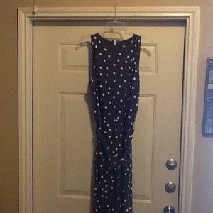 Grey & White polka dot jumper